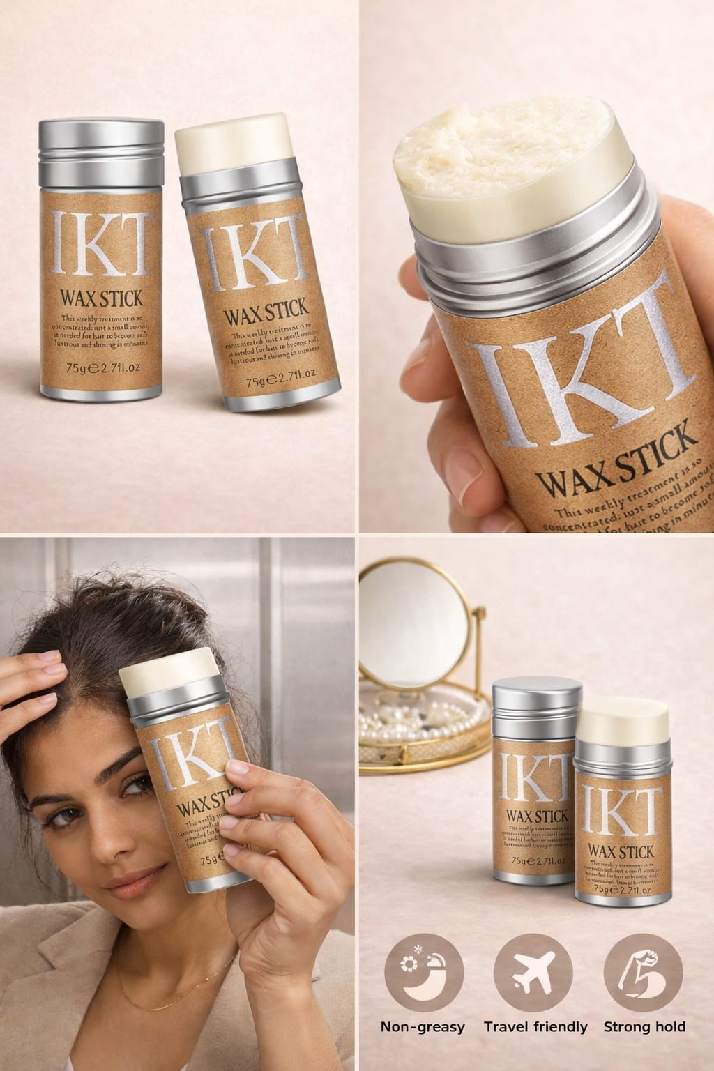 FixMyHair | The 24-Hour Sleek Finish Hair Wax Stick