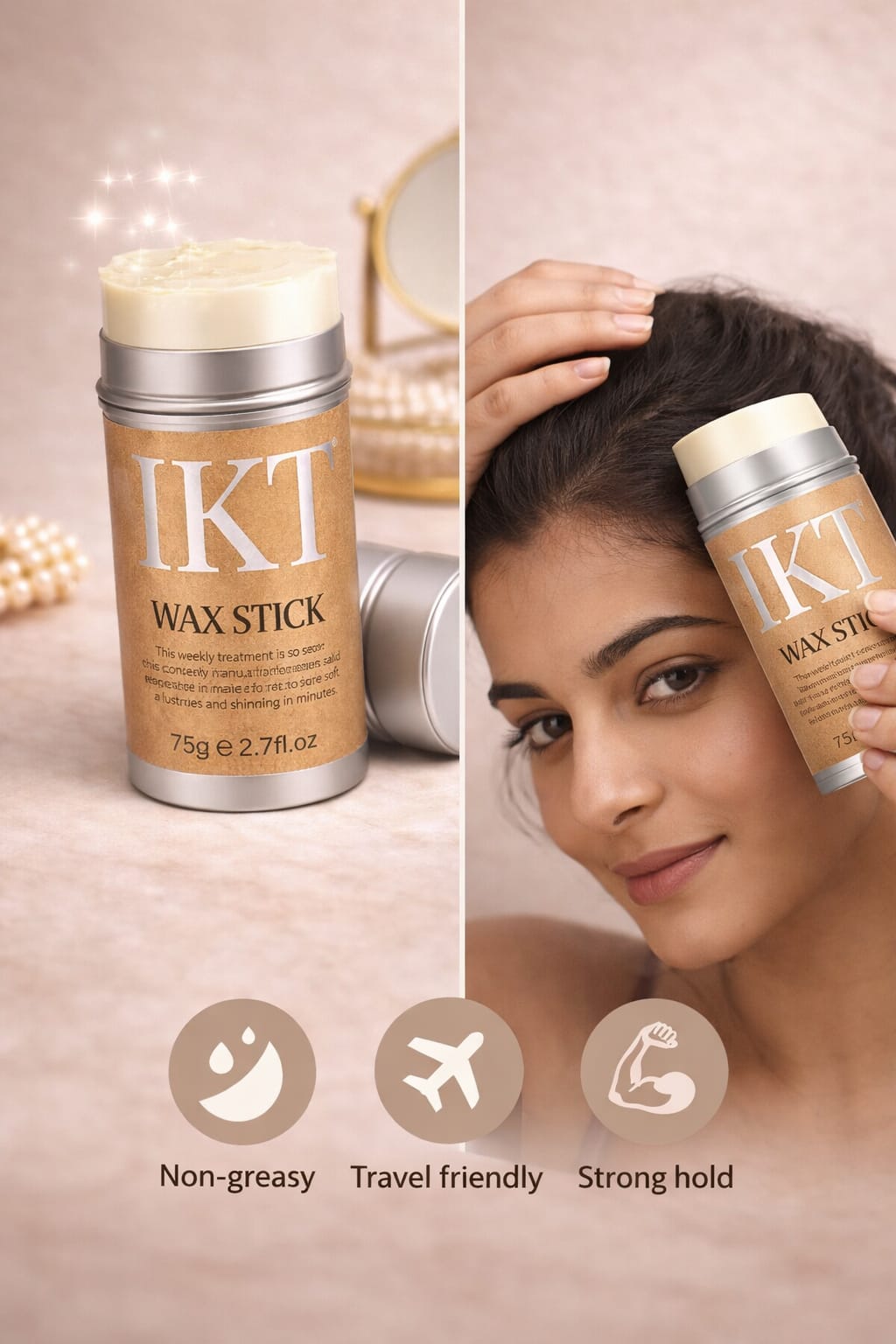 FixMyHair | The 24-Hour Sleek Finish Hair Wax Stick